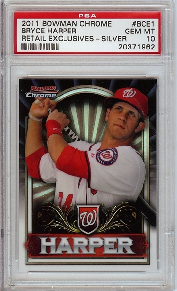 PSA Set Registry Showcase: Bryce Harper rookie cards